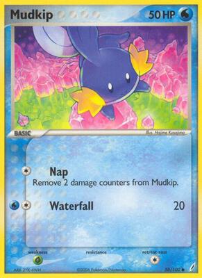 Mudkip - 058/100 card from EX Crystal Guardians