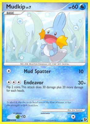 Mudkip card from Great Encounters