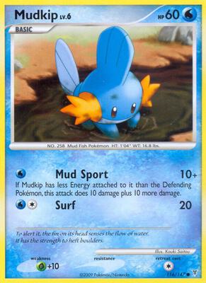 Mudkip card from Supreme Victors