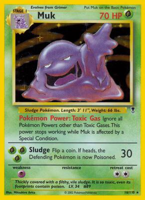 Muk card from Legendary Collection