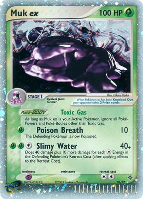 Muk ex card from EX Dragon