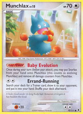 Munchlax (70) card from Rising Rivals
