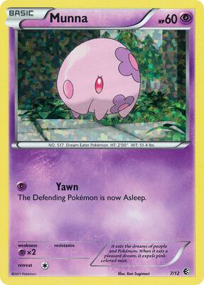 Munna - 7/12 card from McDonald's Promos 2011