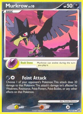 Murkrow card from Secret Wonders