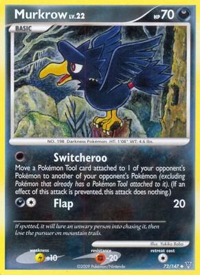 Murkrow card from Supreme Victors