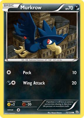 Murkrow card from Dragons Exalted