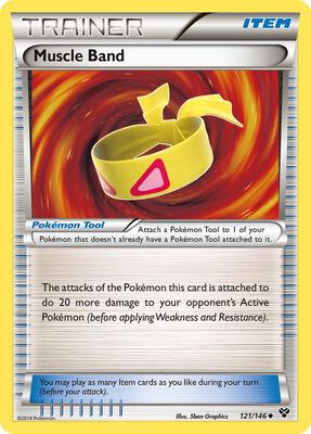 Muscle Band card from XY Base Set
