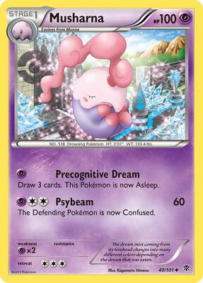 Musharna card from Plasma Blast