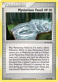 Mysterious Fossil card from EX Holon Phantoms