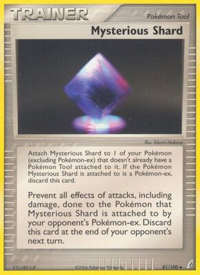 Mysterious Shard card from EX Crystal Guardians