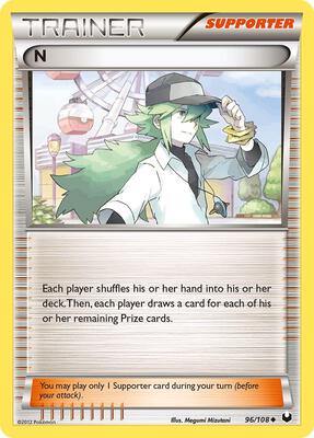 N (Supporter) card from Dark Explorers
