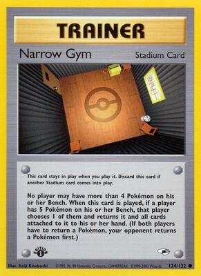 Narrow Gym card from Gym Heroes
