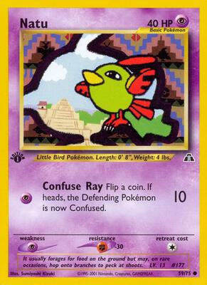 Natu card from Neo Discovery