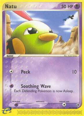 Natu card from EX Sandstorm