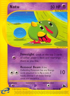 Natu card from Skyridge