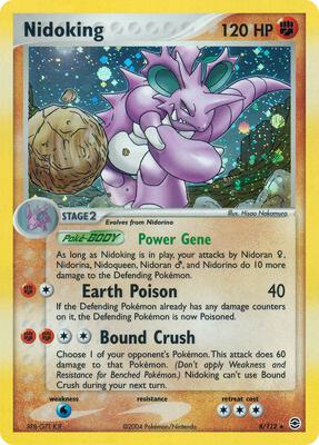 Nidoking card from EX FireRed & LeafGreen