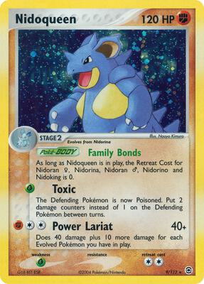 Nidoqueen card from EX FireRed & LeafGreen