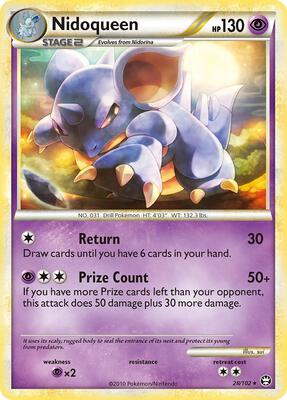 Nidoqueen card from Triumphant