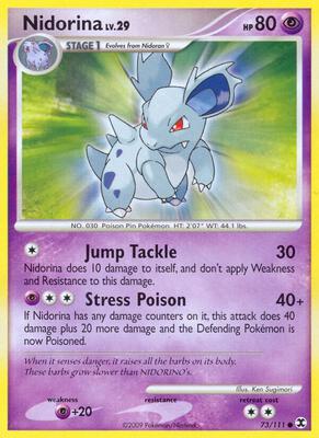 Nidorina card from Rising Rivals