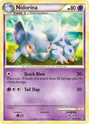 Nidorina card from Triumphant