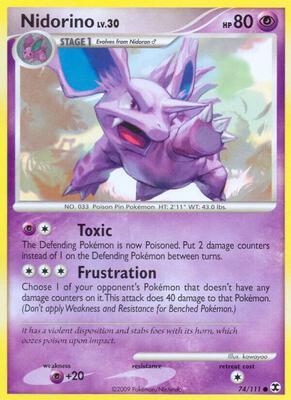 Nidorino card from Rising Rivals