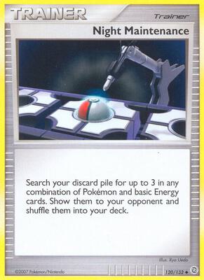 Night Maintenance card from Secret Wonders