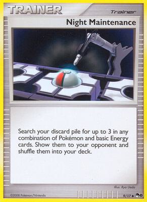 Night Maintenance card from POP Series 8
