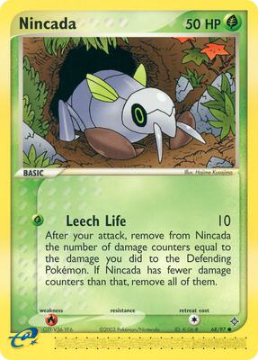 Nincada - 68/97 card from EX Dragon