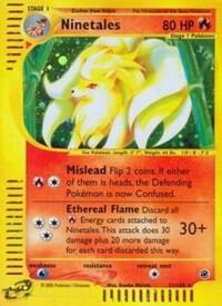 Ninetales (21) card from Expedition