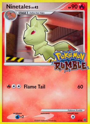 Ninetales card from Rumble