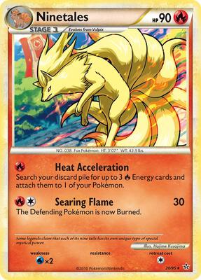 Ninetales card from Unleashed