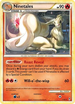 Ninetales card from Call of Legends