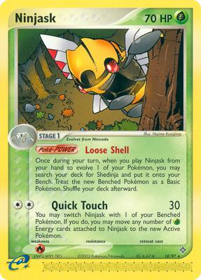 Ninjask - 18/97 card from EX Dragon