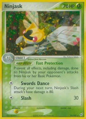 Ninjask card from EX Deoxys