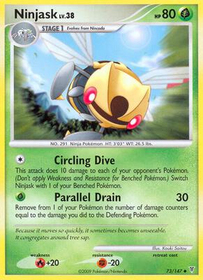 Ninjask card from Supreme Victors