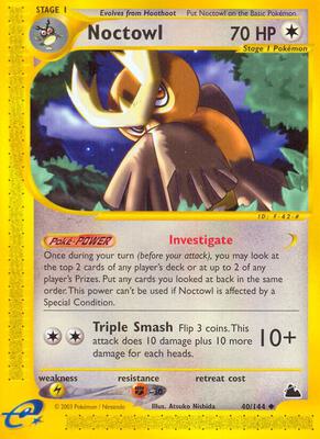 Noctowl card from Skyridge