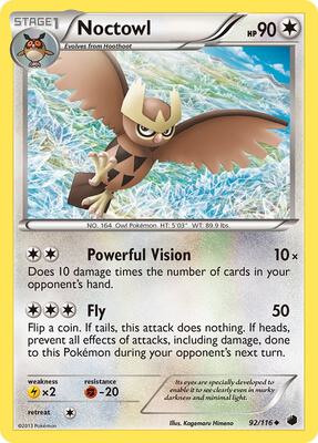 Noctowl card from Plasma Freeze