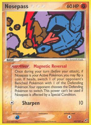 Nosepass card from EX Deoxys