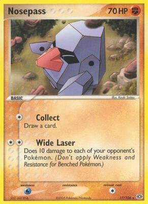 Nosepass card from EX Emerald