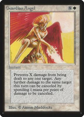 Guardian Angel card from Beta Edition