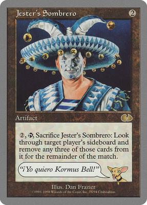 Jester's Sombrero card from Unglued
