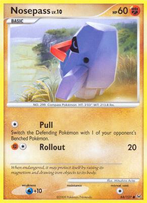 Nosepass card from Platinum