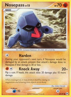 Nosepass card from Arceus