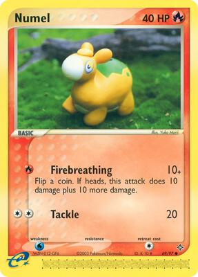 Numel - 69/97 card from EX Dragon