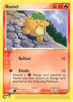 Numel card from EX Dragon