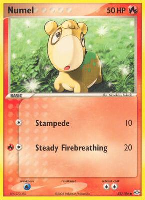 Numel - 058/106 card from EX Emerald