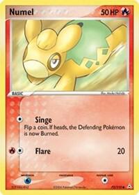 Numel card from EX Holon Phantoms
