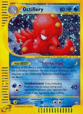 Octillery (H20) card from Aquapolis