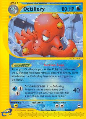 Octillery card from Aquapolis