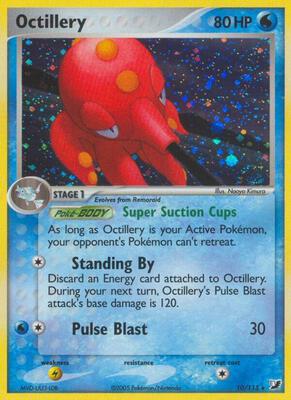 Octillery card from EX Unseen Forces